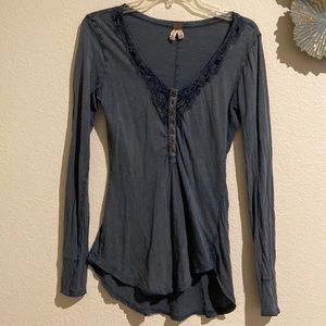 Free People greenish blue top Size S/P